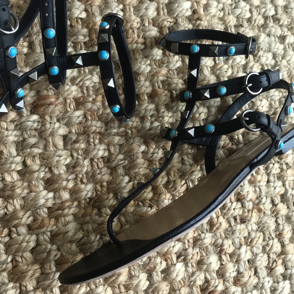 Valentino Garavani Rockstud Gladiator Sandal. EUR or Italian 40.5